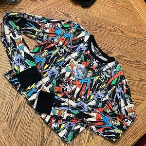 Crop long sleeve dolls kill x dc comics